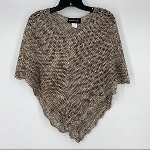 Armand & Alba Knitted Rectangle Poncho/Shawl